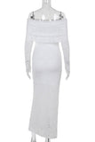ZJKRL - Elegant Lace Off Shoulder Lace Dress Dresses