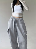 Women's Comfort-Fit Cargo Pants - Stretchable Cotton-Blend, All-Season, Easy Care, Chic Pockets