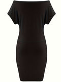 Summer Elegance Ribbed Bodycon Dress: Sleek V-Neck, Short Sleeves - Comfort & Style Combined