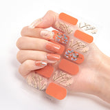 Patterned Nail Stickers Wholesale Supplise Nail Strips for Women Girls Full Beauty High Quality Stickers for Nails