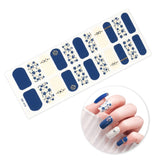 New Year Nail Stickers Snowflate 3D Manicure Decals Self Adhesive Nail Polish Stickers for Nail Art Decorations Christmas