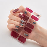 Patterned Nail Stickers Wholesale Supplise Nail Strips for Women Girls Full Beauty High Quality Stickers for Nails