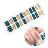 New Year Nail Stickers Snowflate 3D Manicure Decals Self Adhesive Nail Polish Stickers for Nail Art Decorations Christmas