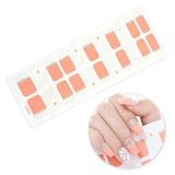 New Year Nail Stickers Snowflate 3D Manicure Decals Self Adhesive Nail Polish Stickers for Nail Art Decorations Christmas