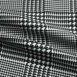 ZJKRL  -  Women's Suit Jacket with Folded Collar and Checkered Print Medium to Long Length Jacket for Women