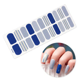 New Year Nail Stickers Snowflate 3D Manicure Decals Self Adhesive Nail Polish Stickers for Nail Art Decorations Christmas