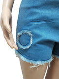 ZJKRL  -  New Denim Jeans Shorts Set Strap Sleeveless Bandage Summer Street Sexy Two 2 Piece Set Outfit Tracksuit