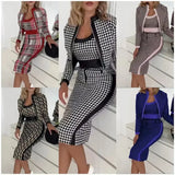 ZJKRL  -   Sweet Y2K Style Women Skirt Set Spring Summer Casual Sexy 3 Pieces Outfits Female Matching Tracksuits