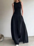 Zjkrl  -  Summer Elegant Casual Midi Women Sundress Sleeveless Vintage Slim Fashion Party Vestidos Femme Loose Birthday Robe Clothes New