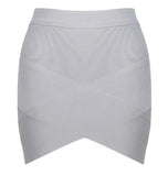 ZJKRL  -   Summer Hot Bandage Skirt Europe States Fashion Sexy High Waist Slim Cross Ultra Short Skirt