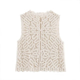 Zjkrl  -  the new women's fashion and leisure temperament crocheted knitted tops & crocheted knitted skirts.