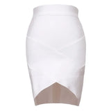 ZJKRL  -   Summer Hot Bandage Skirt Europe States Fashion Sexy High Waist Slim Cross Ultra Short Skirt