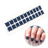 New Year Nail Stickers Snowflate 3D Manicure Decals Self Adhesive Nail Polish Stickers for Nail Art Decorations Christmas