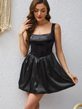 ZJKRL  -  Hot Selling Women's Dress with Satin High-end Feel Spicy Girl Pure Desire Style Slim Fit Dress Short Skirt