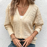 ZJKRL  -  New Autumn Knitted Sweater Women's Top Thin Sweater Short Casual Woolen Cardigan