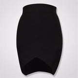 ZJKRL  -   Summer Hot Bandage Skirt Europe States Fashion Sexy High Waist Slim Cross Ultra Short Skirt