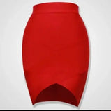 ZJKRL  -   Summer Hot Bandage Skirt Europe States Fashion Sexy High Waist Slim Cross Ultra Short Skirt