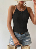 Zjkrl  -  New Summer Y2K Halter Cami Tops Sexy Backless Lace Up Summer Tank Top Women's Clothing Crop Top