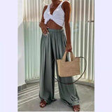 ZJKRL  -  New Women's Casual Wide Leg Pants with a Drooping Feel