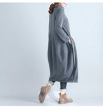 Fashion Plus Size Long Sleeve Hoodie Fall Dresses