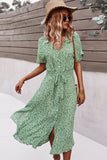 Zjkrl - Leisure Holiday Style Sexy Big Swing Vacation Dresses