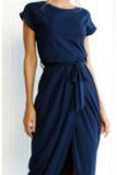Zjkrl - Fashion Slim Slit Solid Color Dress
