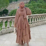 Zjkrl Chiffon Robe Longue Kimono Femme Musulmane Open Abaya Dubai Turkey Islam Arabic Muslim Dress Abayas For Women Caftan Marocain