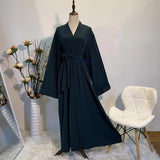 Zjkrl Kaftan Abaya Dubai Kimono Cardigan Turkey Islam Muslim Hijab Long Dress Abayas For Women Robe Africaine Femme Musulmane Caftan