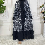 Zjkrl Ramadan Eid Mubarak Robe Longue Kimono Femme Musulmane Dubai Abaya For Women Kaftan Pakistan Turkey Islam Arabic Muslim Dress