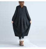 Fashion Plus Size Long Sleeve Hoodie Fall Dresses