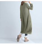 Fashion Plus Size Long Sleeve Hoodie Fall Dresses